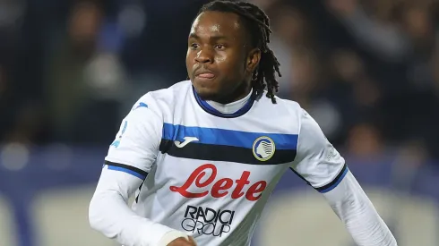 Ademola Lookman of Atalanta BC in action during the Serie A match between Empoli and Atalanta at Stadio Carlo Castellani on February 23, 2025 in Empoli, Italy.
