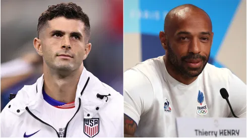 Christian Pulisic (left) and Thierry Henry (right)