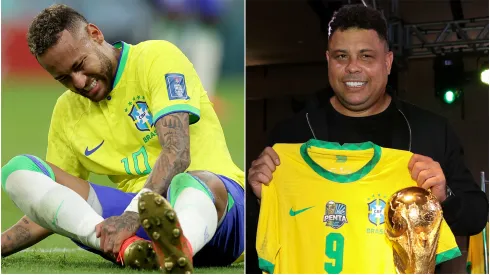 Neymar (left) and Ronaldo Nazario (right)