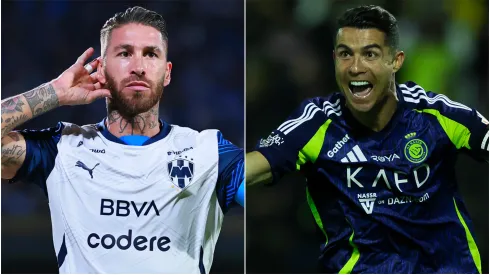 Sergio Ramos (left) and Cristiano Ronaldo (right)