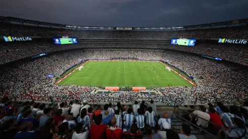 General view of the stadium during the CONMEBOL Copa America 2024 semifinal match between Canada and Argentina at MetLife Stadium on July 09, 2024.