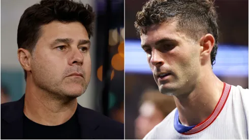 Mauricio Pochettino (left) and Christian Pulisic (right)