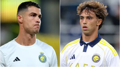 Cristiano Ronaldo (left) and Joao Felix (right)