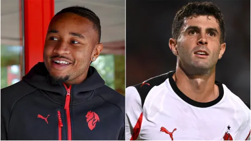 Christopher Nkunku (left) and Christian Pulisic (right)