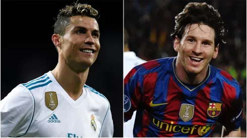 Cristiano Ronaldo of Real Madrid CF and Lionel Messi of Barcelona.