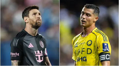 Lionel Messi of Inter Miami and Cristiano Ronaldo of Al Nassr.