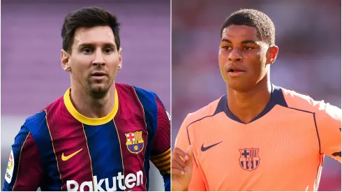 Lionel Messi and Marcus Rashford.