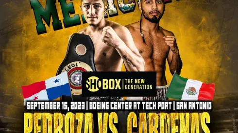 Rafael Pedroza vs Ramón Cárdenas
/ Póster Sampson Boxing