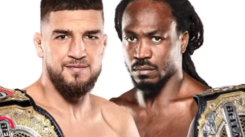 Yaroslav Amosov y Jason Jackson.
 Bellator