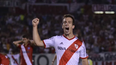 Andrada con la camiseta de River Plate en 2013