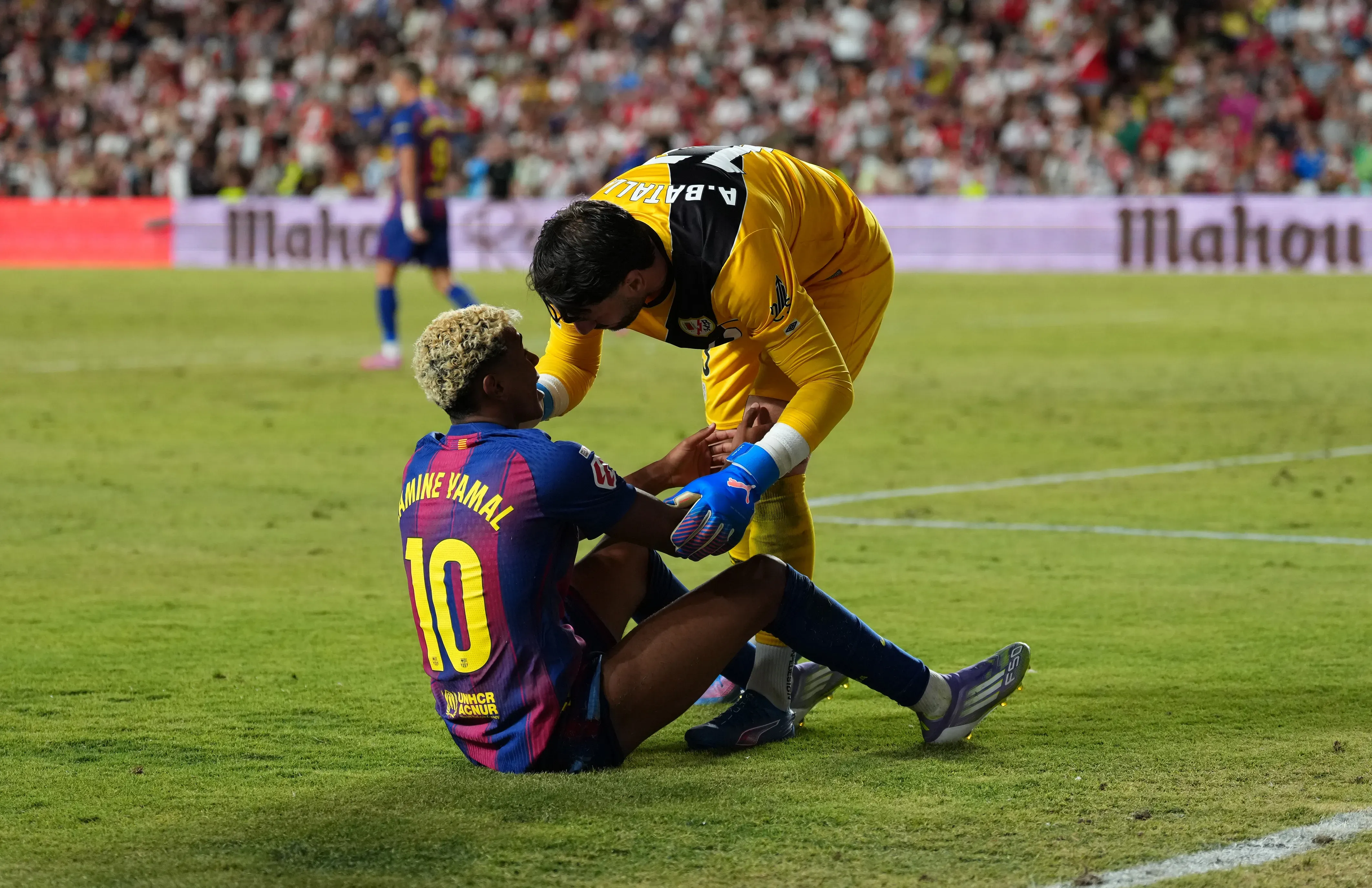 Lamine Yamal, otro de los rivales de peso que tiene enfrente domingo tras domingo en España. (Foto: Getty).