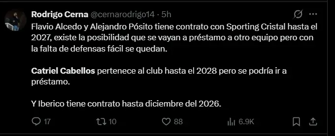 Fuente: @cernarodrigo14