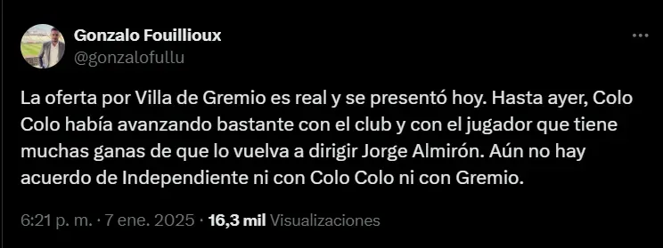 Captura Twitter