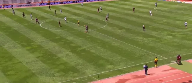 La posición de Isla antes del gol de Colo Colo