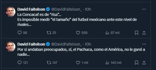 David Faitelson en redes sociales