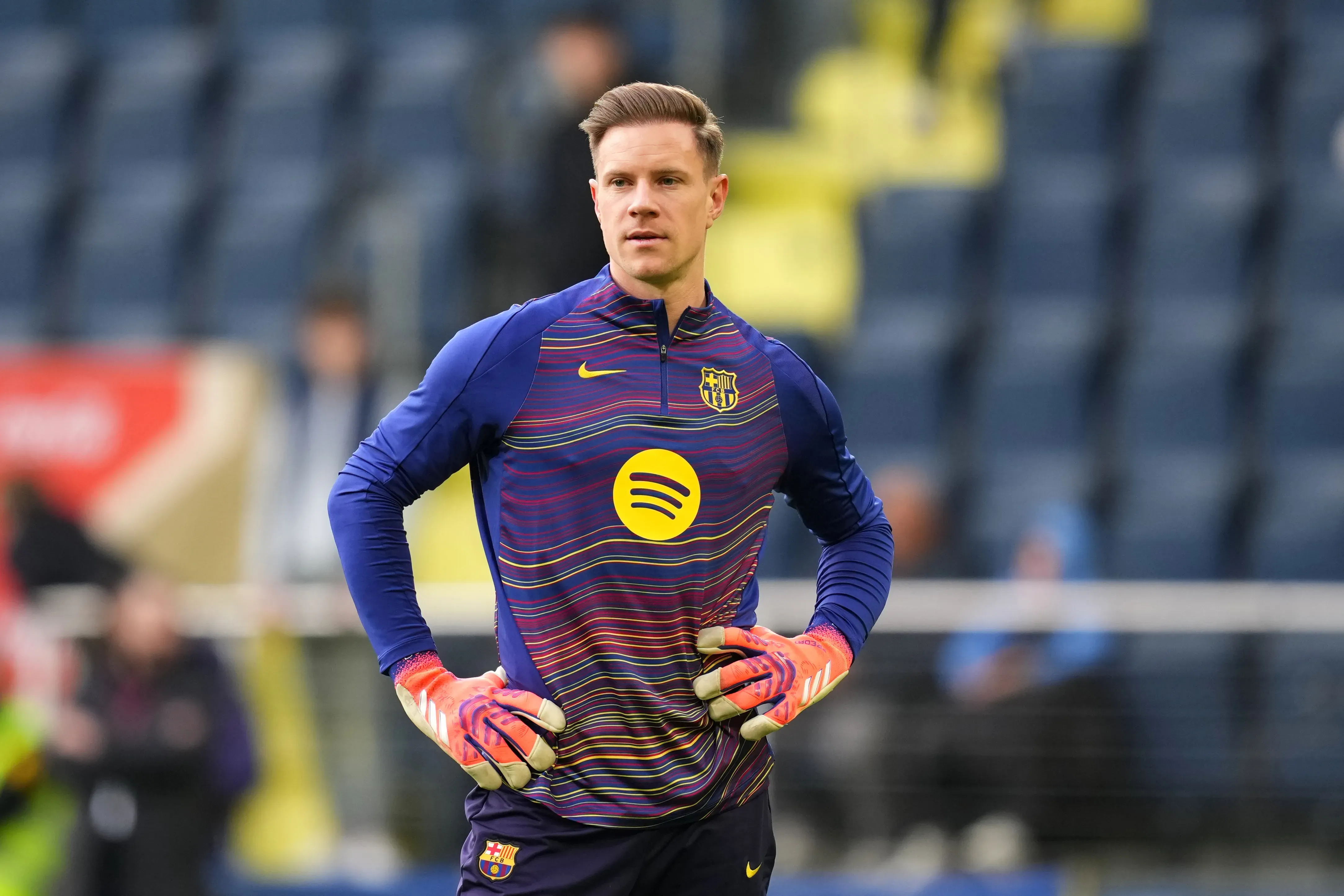 Ter Stegen solo ha jugado 1 partido en la actual temporada. Imagen: Getty