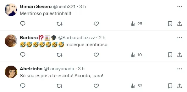 Internautas comentam falas de Davi - Foto: Twitter