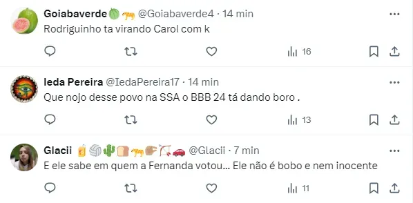 Internautas comentam fala de Rodriguinho para Wanessa Camargo - Foto: Twitter