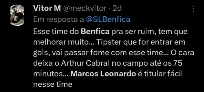 Repercussão via Twitter