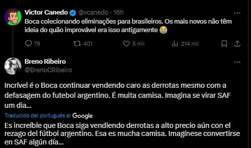 En Brasil hablan del “miedo” a Boca.