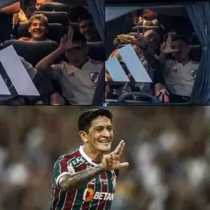Esequiel Barco chicaneó a Boca cuando llegaba al Mario Alberto Kempes. (Foto: @juegosimple__)