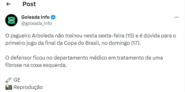 Péssima notícia para o Flamengo, se isso acontecer, poderá ser um problema