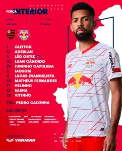 Foto: Reprodução Twitter/Red Bull Bragantino