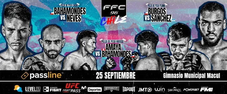 Afiche promocional de FFC 96 desde el Gimnasio Municipal de Macul.
