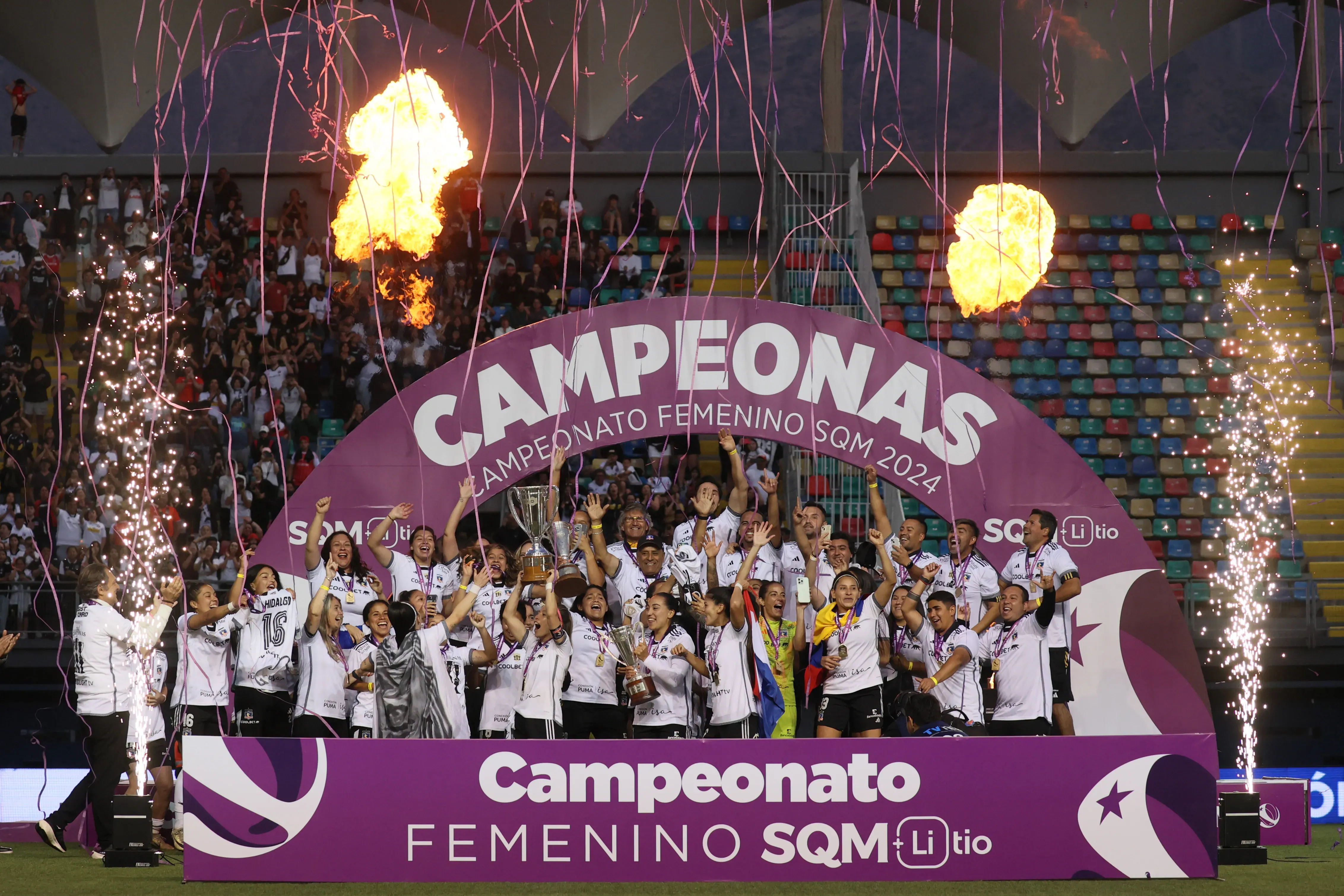 Colo Colo femenino campeón en el 2024. (Foto: Photosport)