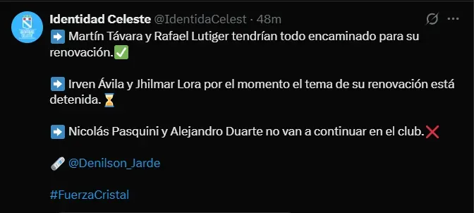 Fuente: @IdentidaCelest