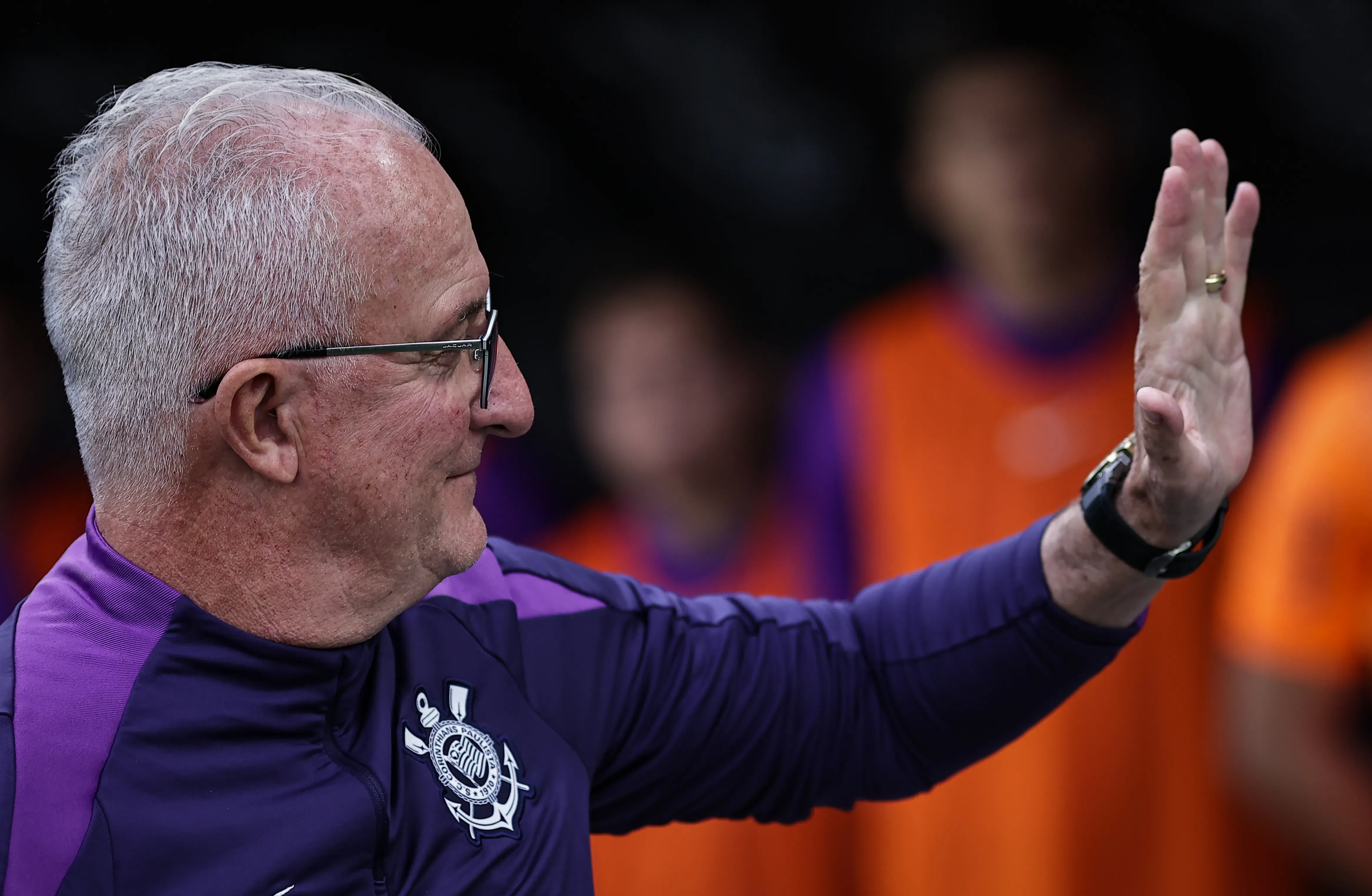 Dorival Jr tecnico do Corinthians durante partida contra o Ceara no estadio Arena Corinthians pelo campeonato Brasileiro A 2025. Foto: Fabio Giannelli/AGIF