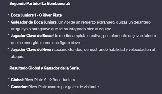 La IA le dio la derecha a River.