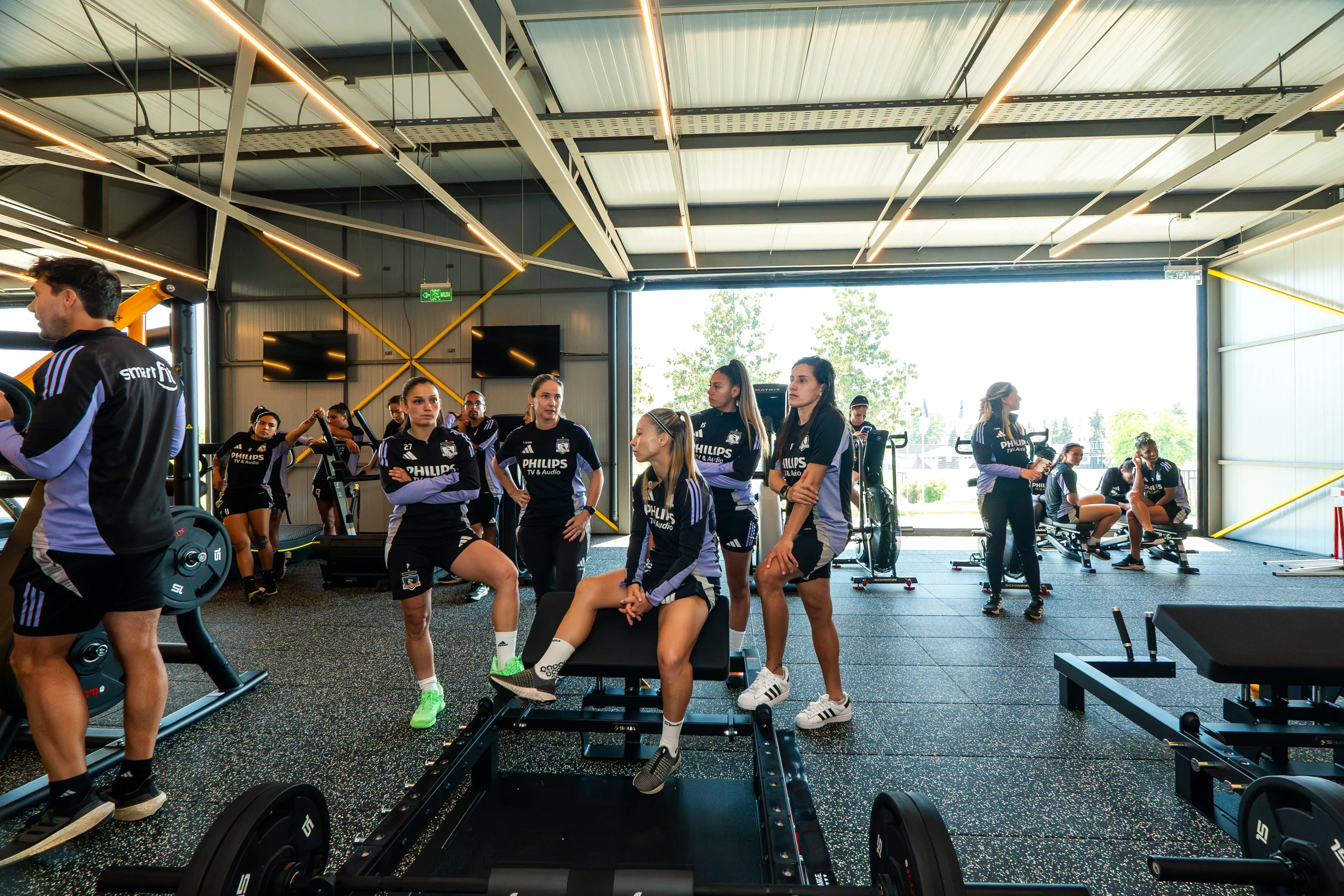 Colo Colo inaugura su nuevo gym en el Monuemtal. Imagen: Cedida Dale Albo