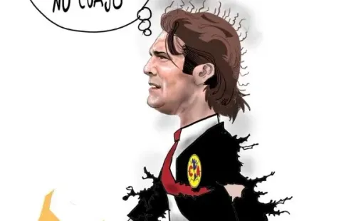 El Cartón de Édgar Santiago Solari América vs Toluca