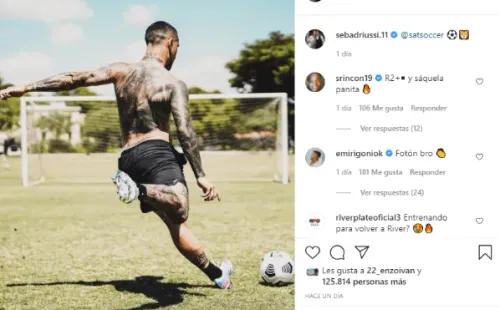 Driussi se entrena a pleno para la nueva temporada. ¿será en River?
