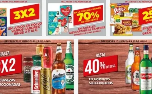 Algunas de las ofertas del Supermercado Día que están disponibles hasta este miércoles 23 de junio.