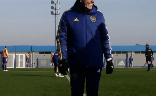 Miguel Ángel Russo durante los amistosos entre Boca y Atlético Tucumán. (Foto: Twitter Boca Juniors).