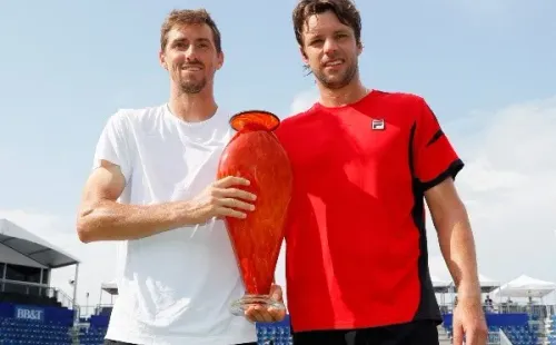 Andrés Molteni y Horacio Zeballos conquistaron dos títulos como pareja de dobles. (Foto: Getty Images).