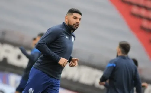 Orti en la previa del partido