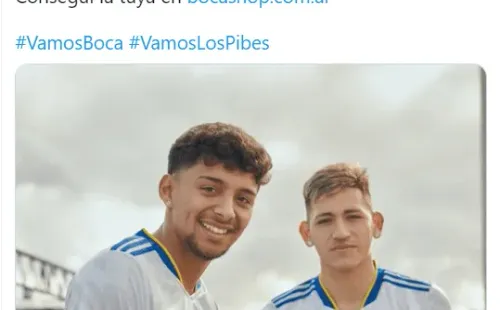 La camiseta de Boca.