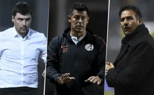 Alexander Medina, Jorge Almirón y Diego Dabove; 3 DT del gusto de Román. (Foto: Getty Images)