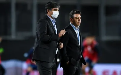 Gallardo y Biscay preparan a River para el Superclásico. (Foto: Getty Images)