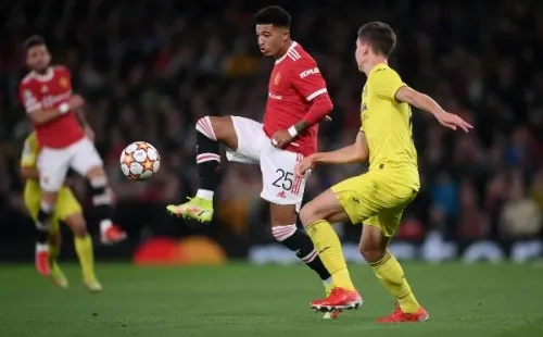 Sancho vs. Foyth. Foto: Getty