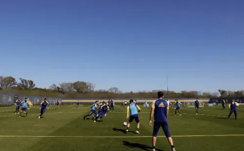 Boca se entrena pensando en Lanús. (Foto: Boca)