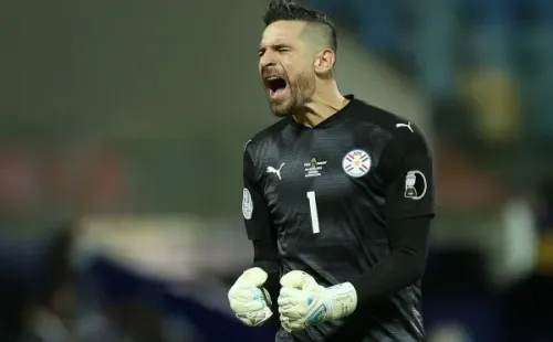 Getty. Antony Silva con la Selección de Paraguay