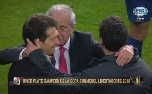 Guillermo Barros Schelotto, Rodolfo D’Onofrio y Marcelo Gallardo