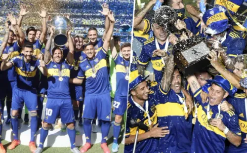 Boca, con lugar asegurado en el Trofeo de Campeones 2020. (Fotos: Boca/Getty)
