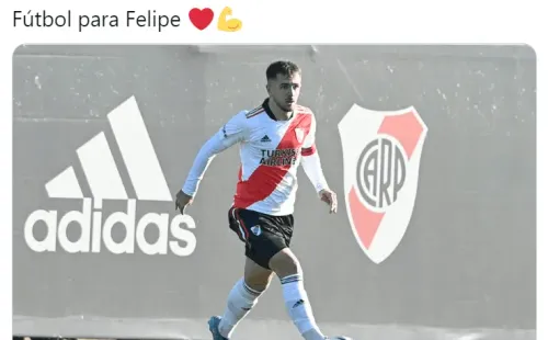 El tuit de la cuenta oficial que hizo enloquecer a los hinchas de River.