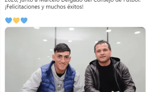 El defensor que firmó contrato con Boca y podrá estar en el banco ante Talleres.