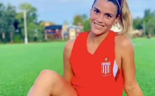 Sasha Gigliani, futbolista de Estudiantes de La Plata